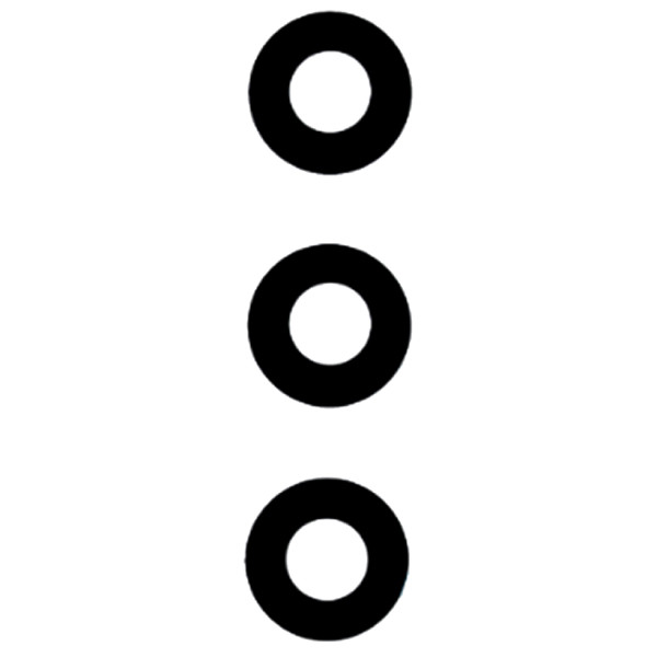 Скло камери Xiaomi Redmi 9T без рамки, маленьке, чорне, комплект 3 шт., фото 1