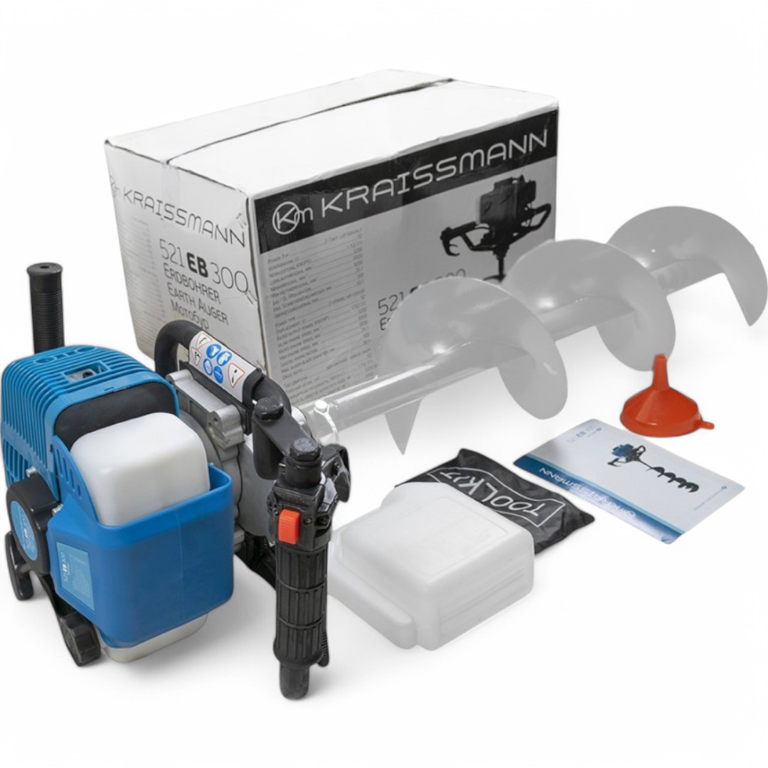 Мотобур (бензобур) KRAISSMANN 521 EB 300 (52 см³, 2,5 к.с. без шнека)