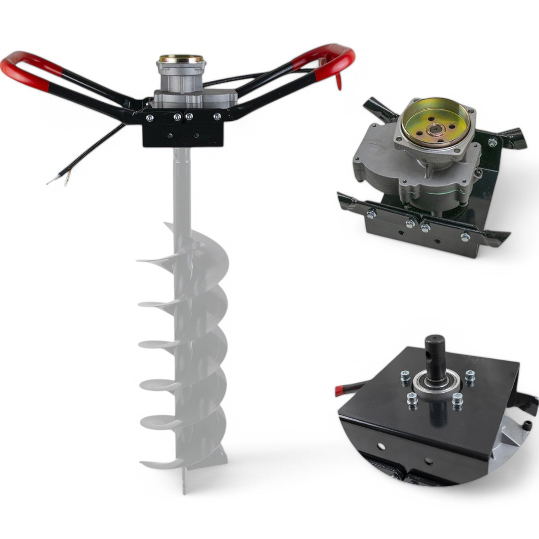 Редуктор для мотобура у зборі (для двотактного двигуна), фото 1