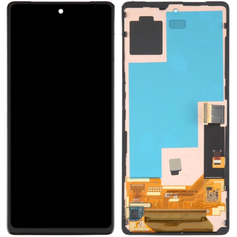 Дисплей Google Pixel 7 чорний, Amoled, оригінал PRC, з рамкою, фото 1