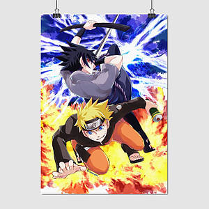 Плакат "Наруто, Naruto", 60×42см