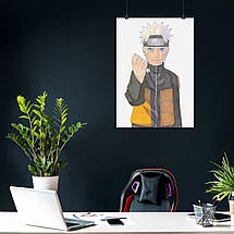 Плакат "Наруто, Naruto", 60×43см, фото 4