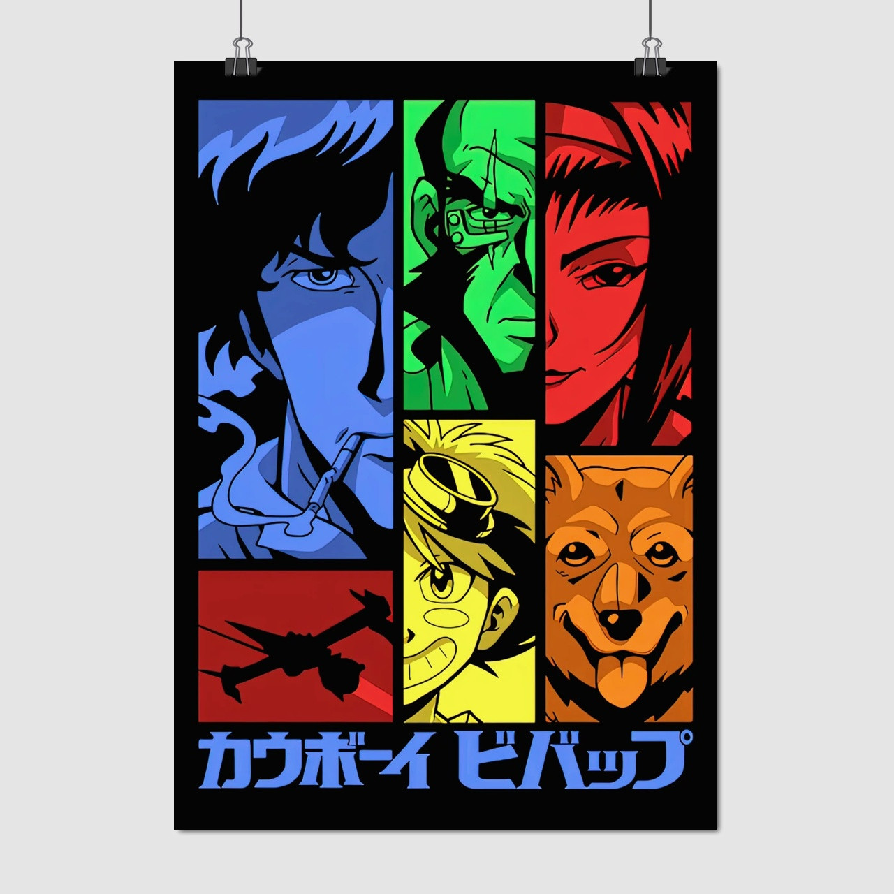 Плакат "Ковбой Бібоп, Cowboy Bebop", 60×43см