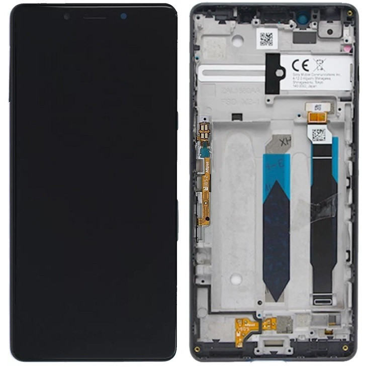 Дисплей Sony i3312 Xperia L3 /i3322 /i4312 /i4332 чорний, оригінал PRC, з рамкою, фото 1