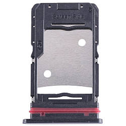Тримач Sim-карти та карти пам'яті Infinix Hot 20 5G чорний, Racing Black, на дві Sim-карти