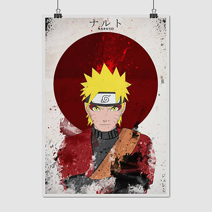 Плакат "Наруто, Naruto", 60×42см, фото 1