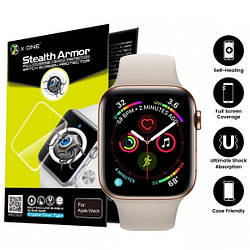 Захисна плівка Apple Watch 7 45mm, прозора, протиударна, 3D, 5H, Stealth Armor Watch Screen Protector, X-One,