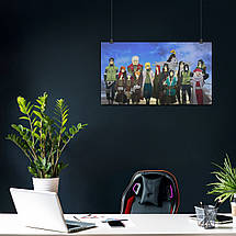 Плакат "Наруто, головні персонажі, Naruto", 34×60см, фото 4