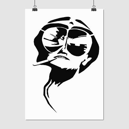 Плакат "Страх і ненависть в Лас-Вегасі, Fear and Loathing in Las Vegas", 60×43см, фото 1