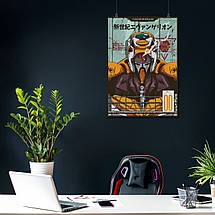 Плакат "Євангеліон, Рей Аянамі, Neon Genesis Evangelion, EVA Unit 00", 60×43см, фото 4