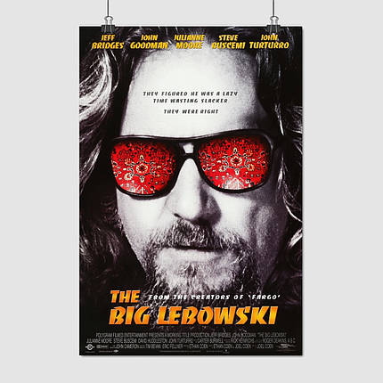 Плакат "Большой Лебовски, The Big Lebowski (1998)", 60×42см, фото 1