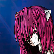 Плакат "Ельфійська пісня, Elfen Lied, Lucy/Nyu", 60×39см, фото 3