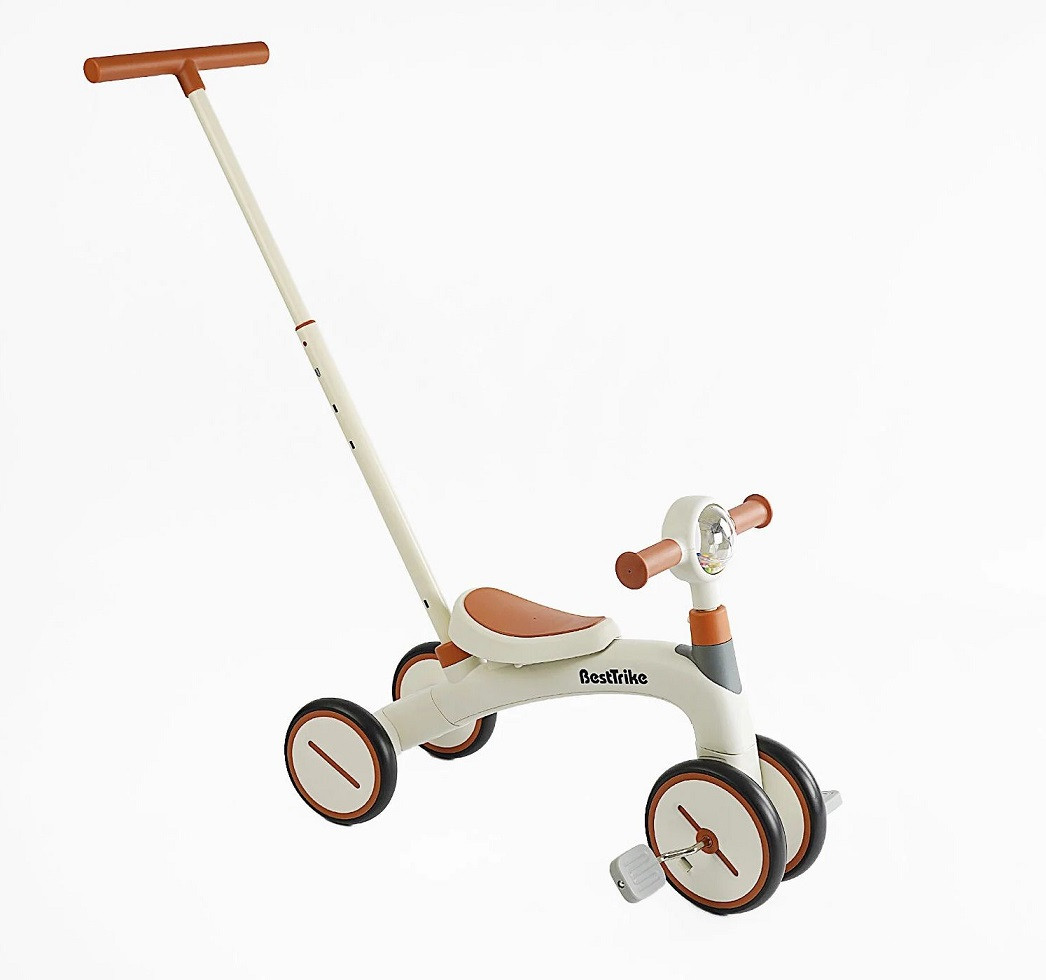 Велобіг 8" Best Trike 307 нейлонова рама бежевий (163779)