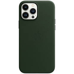 Шкіряний чохол iPhone 13 Pro Max Apple Leather Case with MagSafe (анімація) Sequoia Green