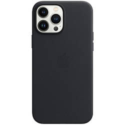 Шкіряний чохол iPhone 13 Pro Max Apple Leather Case with MagSafe (анімація) Midnight