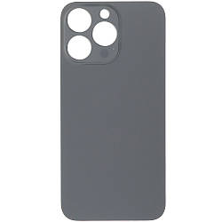 Задня кришка iPhone 13 Pro сіра, Graphite, з великими отворами під вікна камер, оригінал PRC