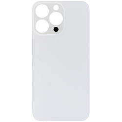 Задня кришка iPhone 13 Pro срібляста, з великими отворами під вікна камер, оригінал PRC
