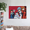Плакат "Євангеліон, Рей, Аска, Сіндзі та Каору, Neon Genesis Evangelion", 43×60см, фото 7