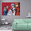 Плакат "Євангеліон, Рей, Аска, Сіндзі та Каору, Neon Genesis Evangelion", 43×60см, фото 9