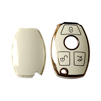 Чохол для ключа Mercedes-Benz, білий