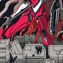 Плакат "Євангеліон, піксель-арт, Neon Genesis Evangelion", 60×36см, фото 3