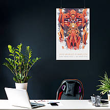 Плакат "Євангеліон, Аска Ленглі Сор'ю, Neon Genesis Evangelion", 60×39см, фото 4