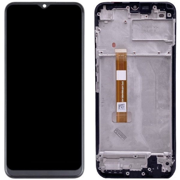 Дисплей Realme C11 /Narzo 30A чорний, оригінал PRC, з рамкою, версія 1, p/n: FPC-HTF065H093-A3, фото 1