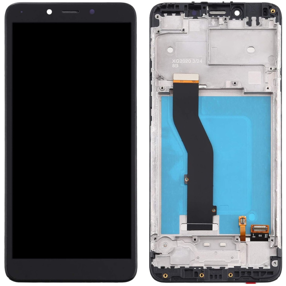 Дисплей LG X120 K20 2019 чорний, з рамкою, фото 1