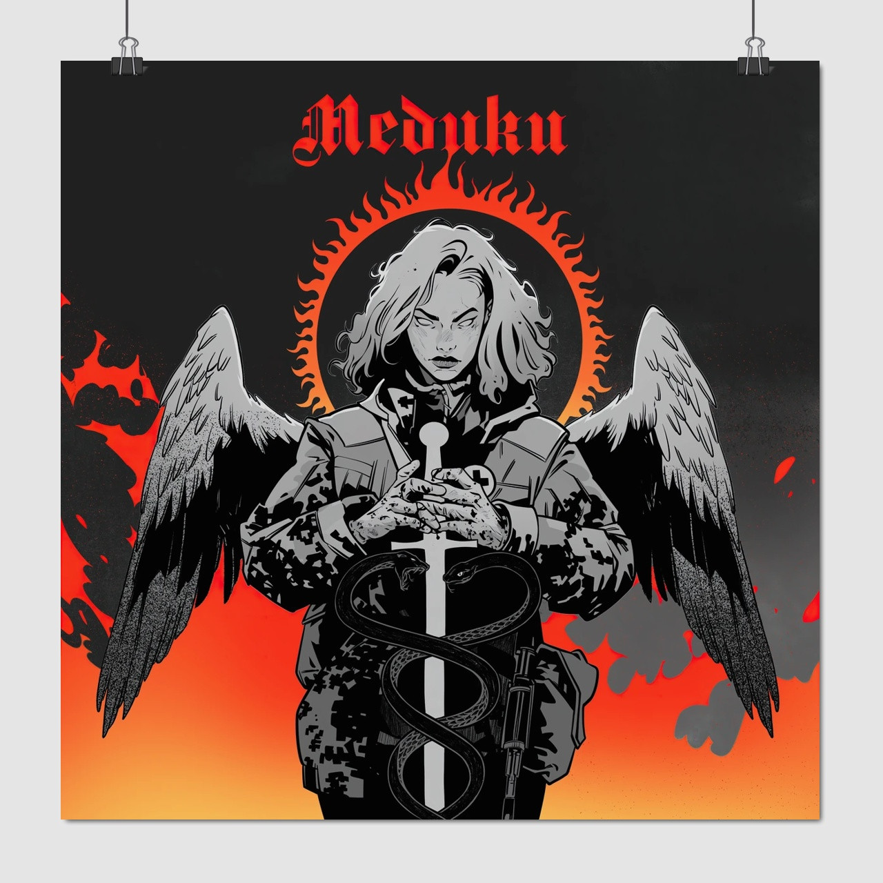 Плакат "Медики, Новий Український Пантеон", 60×60см