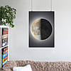 Плакат "Місяць та зірки, Moon", 60×43см, фото 6