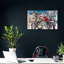 Плакат "Лінейдж, всі ігрові раси, Lineage", 38×60см, фото 3