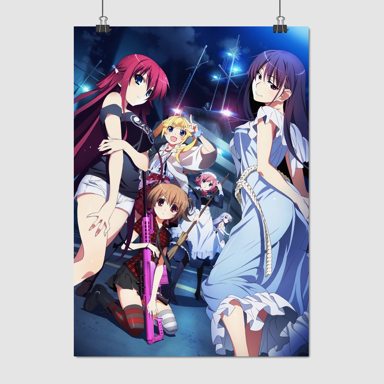 Плакат "Плід Грисаї, Grisaia no Kajitsu", 60×43см
