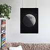 Плакат "Місяць та зірки, Moon", 60×43см, фото 6