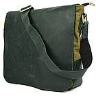 Сумка через плече розміру А4 із парусини та шкіри REE-6601-3md TARWA, фото 3