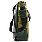 Сумка через плече розміру А4 із парусини та шкіри REE-6601-3md TARWA, фото 4