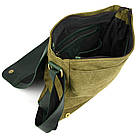 Сумка через плече розміру А4 із парусини та шкіри REE-6601-3md TARWA, фото 7