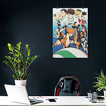Плакат "Волейбол (аніме), Haikyu!", 60×43см, фото 4