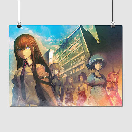 Плакат "Брама Штейна, Steins;Gate", 43×60см, фото 1