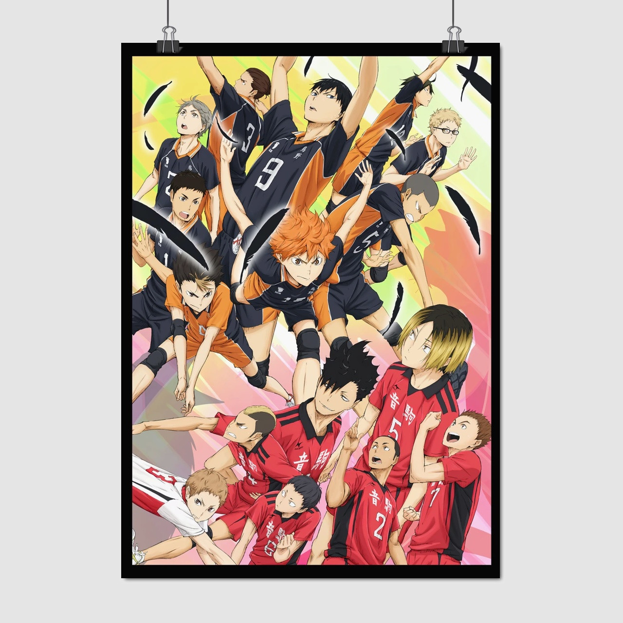 Плакат "Волейбол (аніме), Haikyu!", 60×43см
