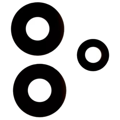 Скло камери Xiaomi Redmi Note 12 4G без рамки, комплект 3шт., фото 1