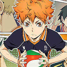 Плакат "Волейбол (аніме), Haikyu!", 60×48см, фото 3
