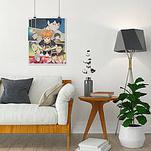 Плакат "Волейбол (аніме), Haikyu!", 60×48см, фото 5