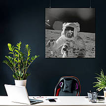 Плакат "Перші космонавти на Місяці, Moon", 60×60см, фото 3