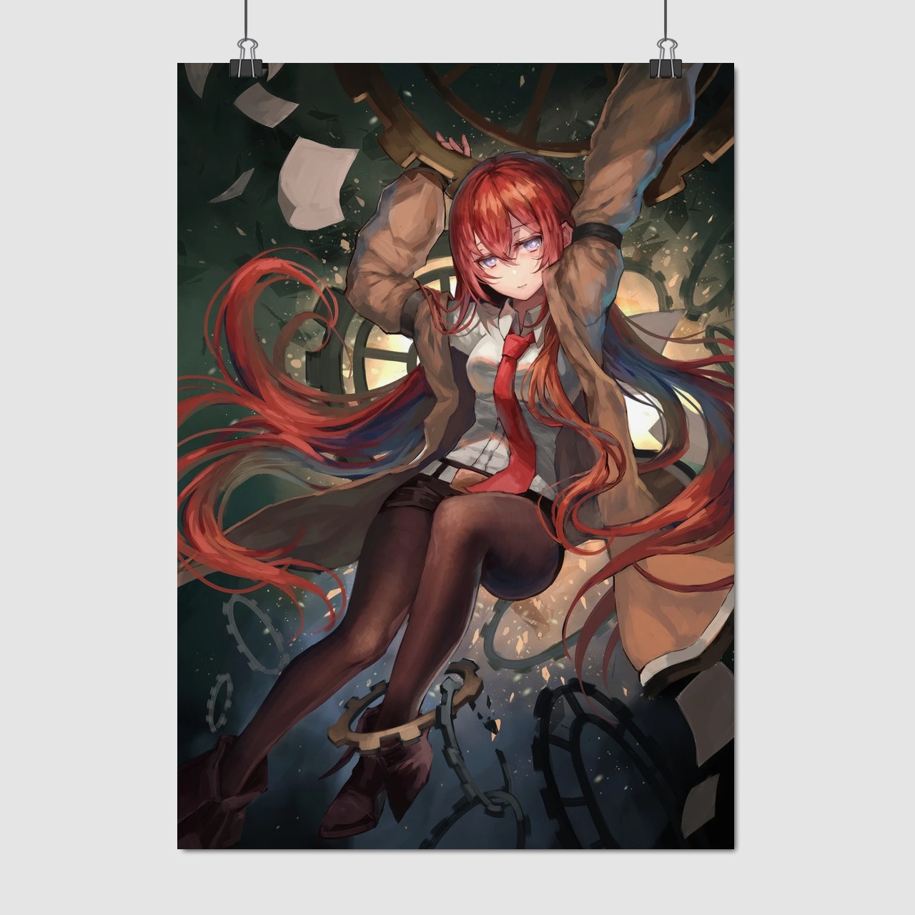 Плакат "Брама Штейна, Steins;Gate", 60×43см