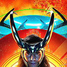 Плакат "Тор 3: Раґнарок, Локі, Том Хіддлстон, Thor: Ragnarok, Loki", 60×43см, фото 3