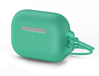 Чохол силіконовий Airpods Pro Baseus Let's Go Jelly Lanyard Case (WIAPPOD-D06) Зелений