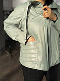 Стильна жіноча демісезонна коротка куртка утеплена -''Арвен'', фото 3