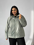 Стильна жіноча демісезонна коротка куртка утеплена -''Арвен'', фото 8