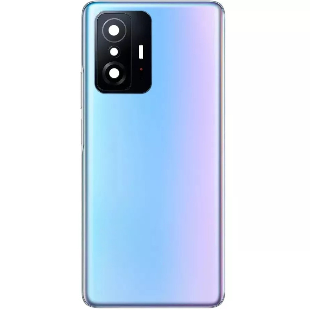 Задня кришка Xiaomi 11T /Xiaomi 11T Pro блакитна, Celestial Blue, оригінал PRC + скло камери