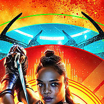 Плакат "Тор 3: Раґнарок, Валькірія, Тесса Томпсон, Thor: Ragnarok, Valkyrie", 60×43см, фото 3